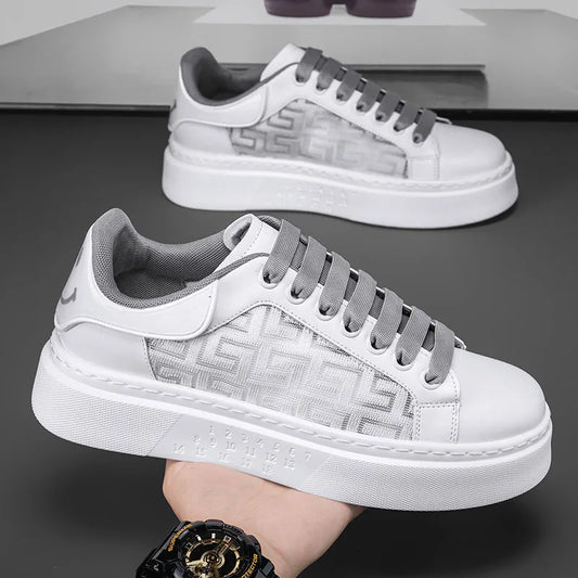 Great shoes New Arrival Shoes Men fashion Casual Sports Comfort, Thick Sneakers for Men, White Sneakers