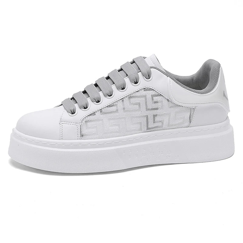 Great shoes New Arrival Shoes Men fashion Casual Sports Comfort, Thick Sneakers for Men, White Sneakers